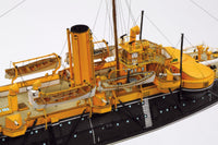 Photo of SMS Beowulf card model kit 1/250 by HMV – detailed German coast defense battleship papermodel