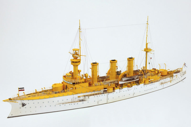 Photo of HMV card model kit SMS Victoria Louise 1901 heavy cruiser scale 1:250