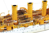 Photo of HMV card model kit SMS Victoria Louise 1901 heavy cruiser scale 1:250