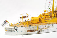 Photo of HMV card model kit SMS Victoria Louise 1901 heavy cruiser scale 1:250