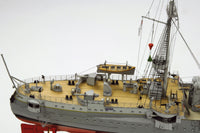 Photo of HMV card model kit SMS Undine 1:250 scale paper model ship with full hull and waterline build options