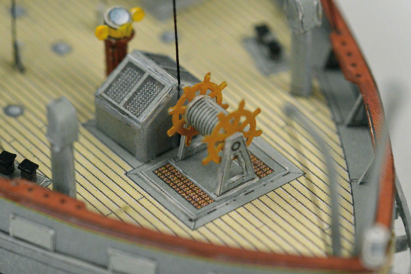Photo of HMV Card Model Kit SMS Wespe & SMS Natter 1:250 scale paper model ships with detailed superstructure and dinghies