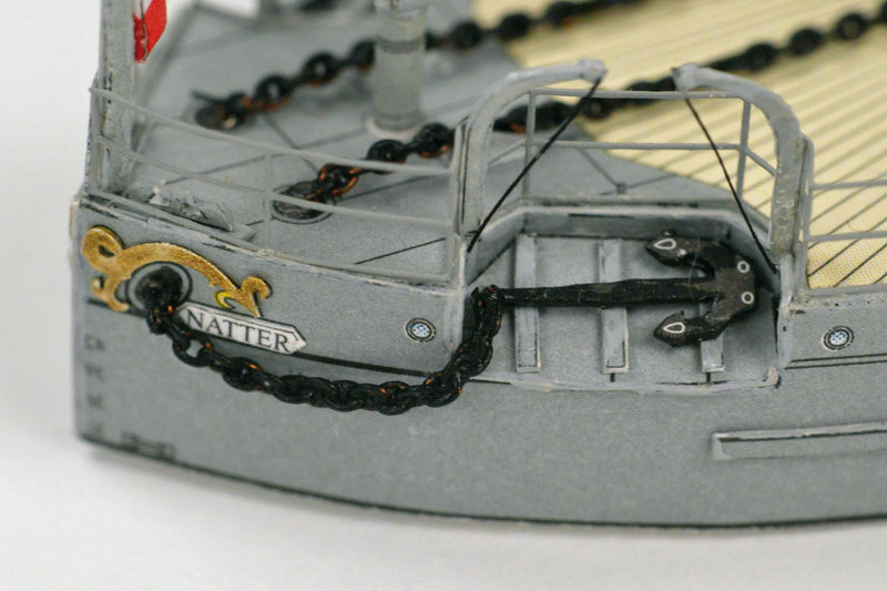 Photo of HMV Card Model Kit SMS Wespe & SMS Natter 1:250 scale paper model ships with detailed superstructure and dinghies
