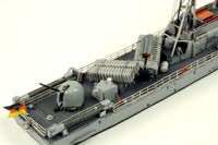 Photo of HMV Card Model Kit Fast Attack Craft Class 143 S61 Albatros 1:250 scale paper model with detailed parts and sister ships options