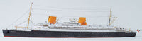 Photo of HMV Card Model Kit Bremen IV 1/250 scale ocean liner with detailed interiors and accessories