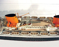 Photo of HMV Card Model Kit Bremen IV 1/250 scale ocean liner with detailed interiors and accessories