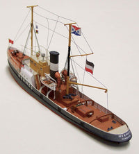 Photo of HMV Motor Tugboat Hermes 1923 Paper Model Kit 1/250 Scale – Bugsier Tug Boat by HMV