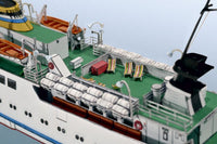Photo of Card Model Kit German Cruise Ship Funny Girl HMV 103346 in 1:250 scale with detailed paper parts