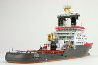 Photo of HMV Emergency Tow Vessel Nordic 1/250 card model kit with full hull and bridge interior options