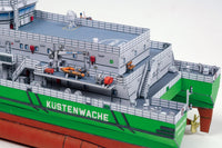 Photo of HMV 1/250 scale paper model kit German Customs Cruiser Helgoland / Borkum with detailed SWATH hull and accessories