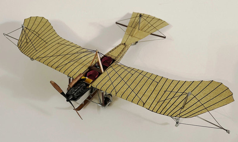 Photo of Rumpler 1911 Card Model Kit from HMV M.S. Oldtimer-Models, hand-drawn paper model of early German aircraft in 1:50 scale