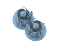 Photo of HS Model HSM-U200075S Arleigh Burke Class Destroyer propeller set in 1:200 scale resin