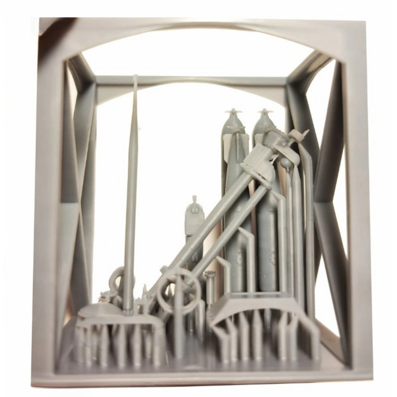 Photo of German U-Boat Type XXIII 1:144 detail set with photo-etched brass and 3D resin parts for Trumpeter model