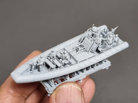 Photo of 11m Rigid Inflatable Boat with Crew 1:144 scale 3D printed resin model by HS Model