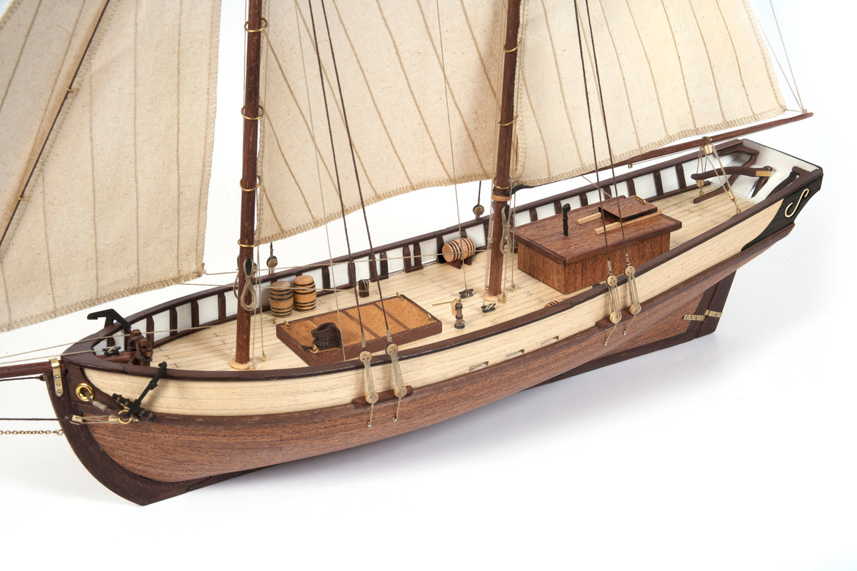 Photo of OcCre Polaris 1:50 scale wooden ship model kit
