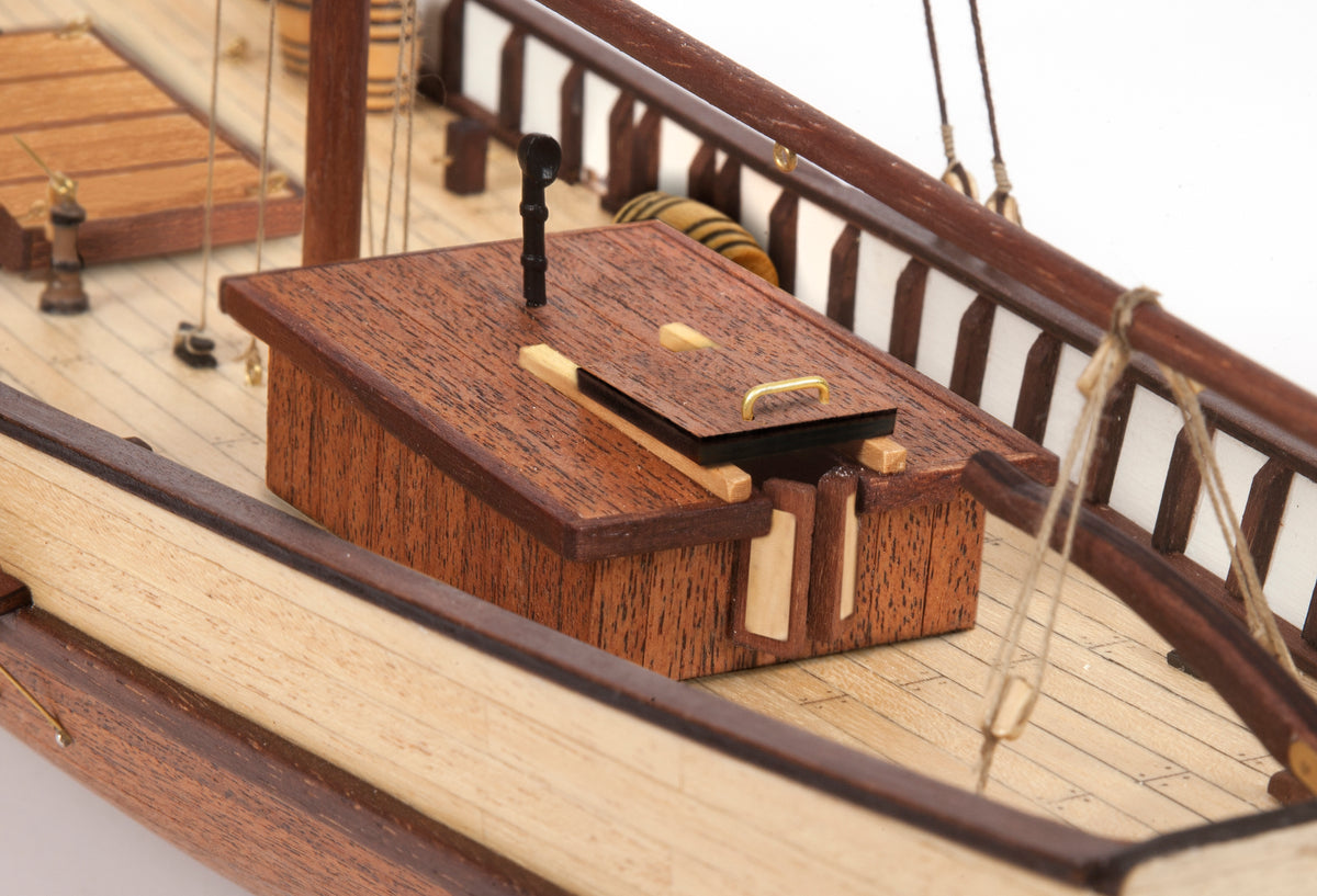 Photo of OcCre Polaris 1:50 scale wooden ship model kit