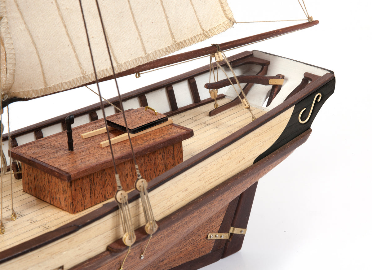 Photo of OcCre Polaris 1:50 scale wooden ship model kit