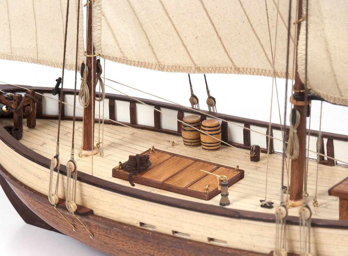 Photo of OcCre Polaris 1:50 scale wooden ship model kit