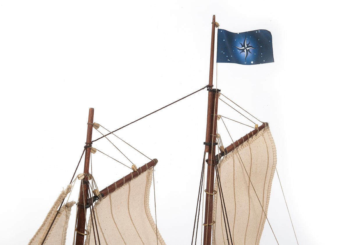 Photo of OcCre Polaris 1:50 scale wooden ship model kit