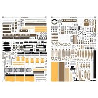 Photo of the Orel Publishing 1:200 scale card model kit of the Russian armored cruiser Svetlana