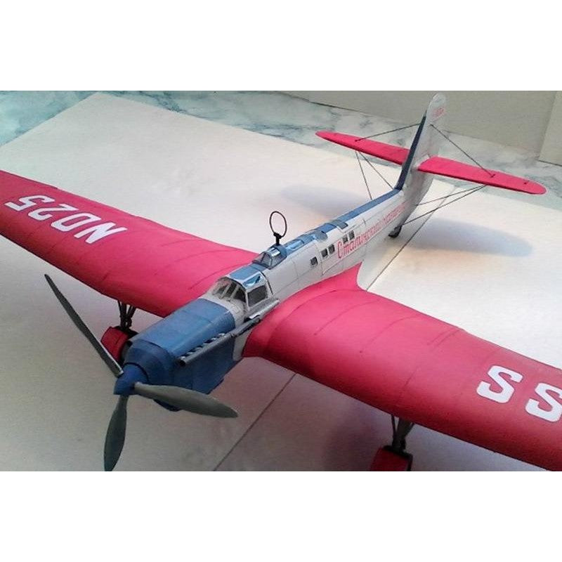 Photo of Orel 124 ANT-25 Soviet record aircraft 1:33 scale card model kit