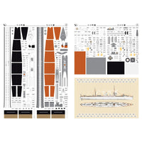 Photo of Orel Publishing 1:200 scale card model kit of Japanese Destroyers No.42 and No.66