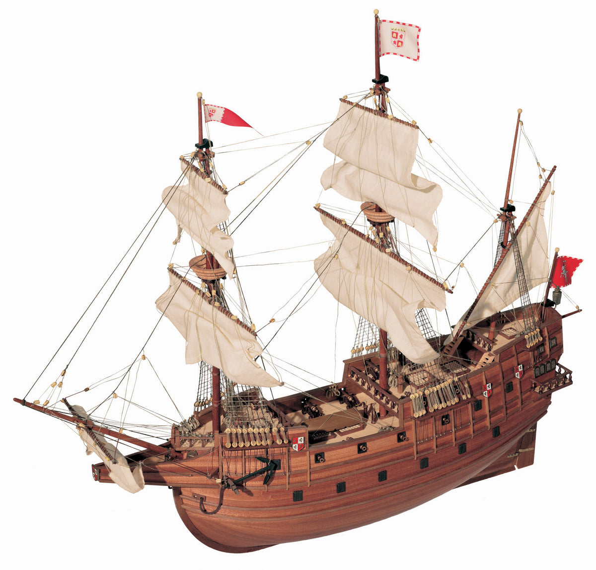 Photo of OcCre San Martín 1:90 scale wooden Spanish Armada galleon model kit