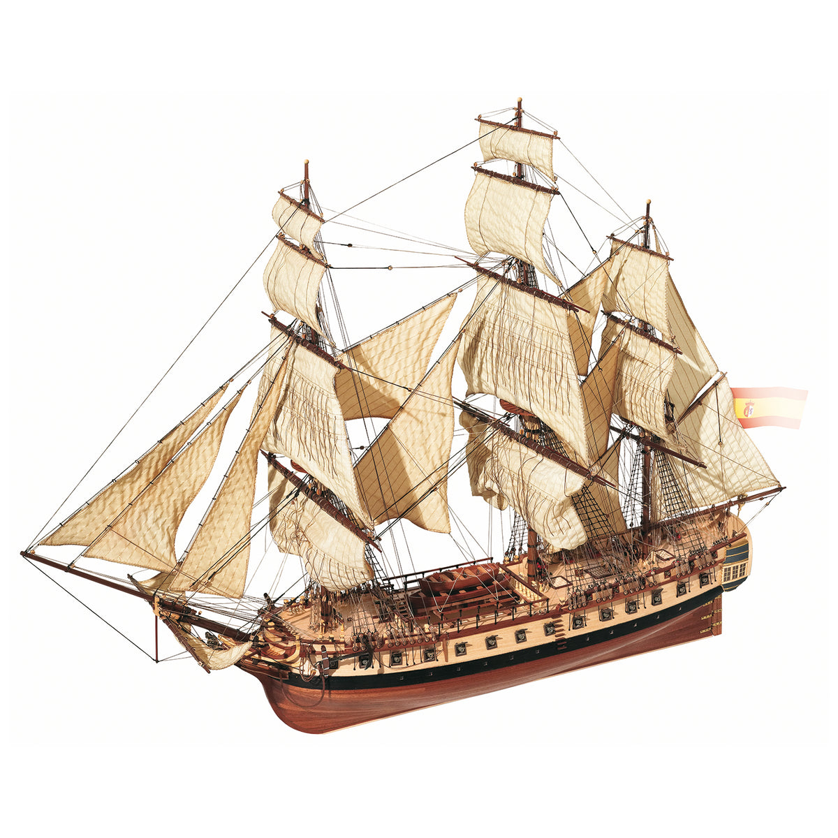 Photo of OcCre Diana 1:85 wooden model ship kit (14001) Spanish Navy frigate