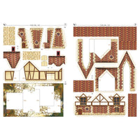 Photo of Orel 142 Talkville Small House 1:87 card model kit for H0 model railway scenery and architectural dioramas