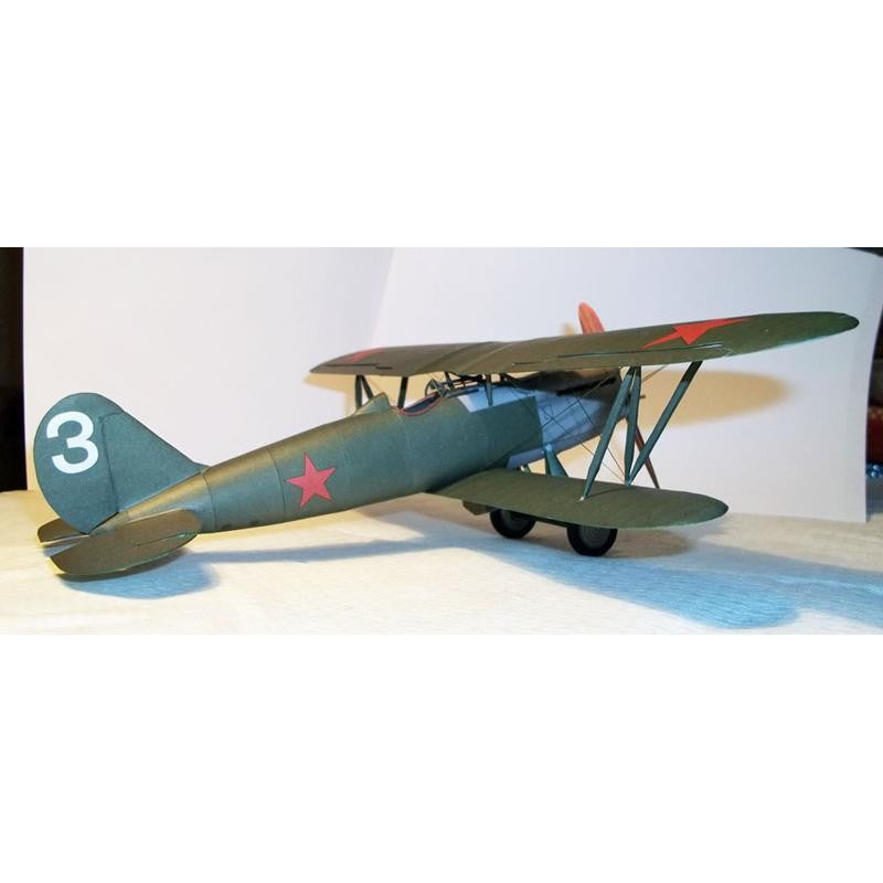 Photo of Orel 151 I-3 Soviet Fighter 1:33 Card Model Kit