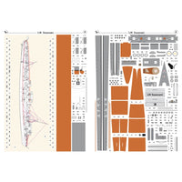 Photo of Sazanami Japanese destroyer 1:200 card model kit by Orel Publishing