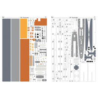 Photo of Sazanami Japanese destroyer 1:200 card model kit by Orel Publishing