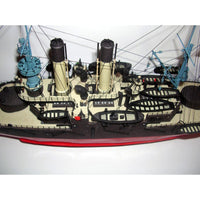 Photo of the Admiral Ushakov 1:200 scale card model kit from Orel Publishing