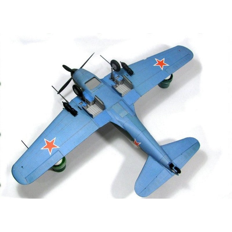 Photo of Orel Su-6 Soviet assault aircraft 1:33 scale card model kit No. 197