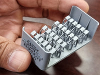 Photo of USN Oerlikon 20mm Cannon Type B 1:200 resin model set with 12 cannons and 20 ammo lockers by HS Model