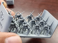 Photo of HMS Oerlikon 20mm Single Cannon Set 1:200 by HS Model with 12 cannons and 20 ammo lockers
