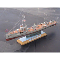 Photo of the Captain Sacken Fleet Destroyer 1909 card model kit in 1:200 scale by Orel Publishing