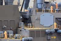 Photo of HS Model US Navy Figures Type 1 Around the Bridge 1:200 resin crew figures set HSM-U200080S