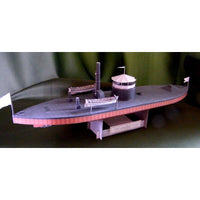 Photo of USS Monitor 1:200 scale card model kit by Orel Publishing