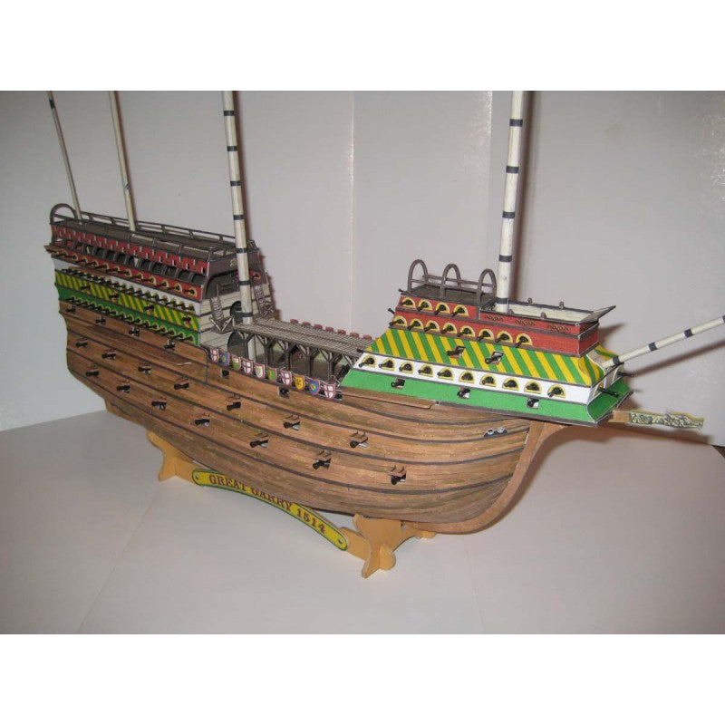 Photo of Henry Grace à Dieu Great Harry 1514 card model kit 1:100 scale by Orel Publishing