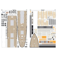 Photo of Orel Publishing 1:200 scale card model kit of transport workshop Kamchatka, Russian Navy 1904