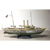 Photo of USS Dubuque PG-17 gunboat card model kit 1:200 scale by Orel Publishing