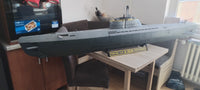 Photo of German U-Boat Type XXI U-2540 1/35 scale model submarine kit with RC conversion option and photo-etched details