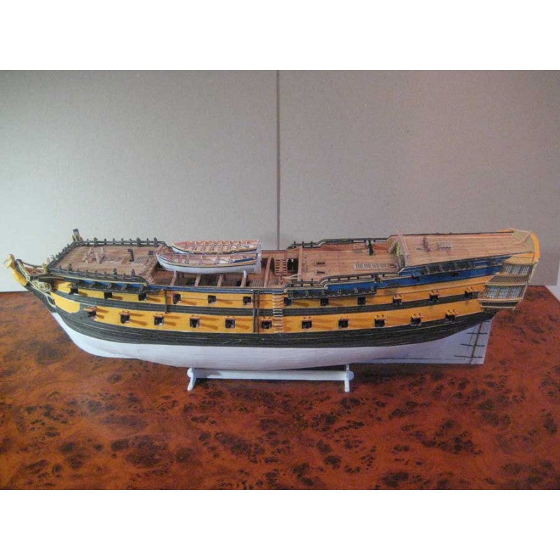 Photo of HMS Leopard 1790 1:100 card model kit by Orel Publishing