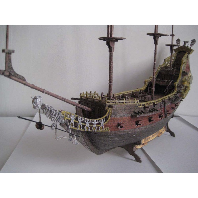 Photo of Queen Anne’s Revenge card model kit 1:100 scale by Orel Publishing