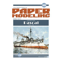 Photo of Pascal protected cruiser 1:200 scale card model kit by Orel Publishing