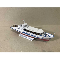 Photo of Orel 346 Feodosia 1:100 Soviet river passenger vessel card model kit