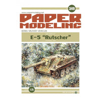 Photo of Orel E-5 Rutscher German tank destroyer 1:25 scale card model kit No. 349
