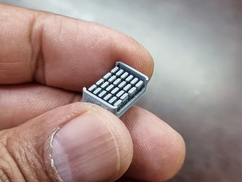 Photo of Royal Navy Oerlikon 20mm Cannon 1/350 scale 3D printed resin model set from HS Model