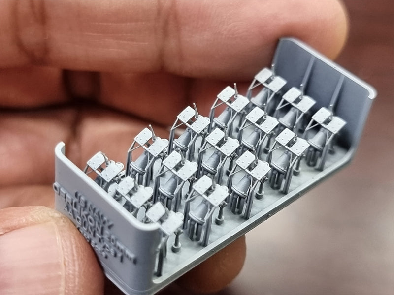 Photo of HS Model USN Oerlikon 20mm Cannon Type A 1/350 scale resin set 15 pcs